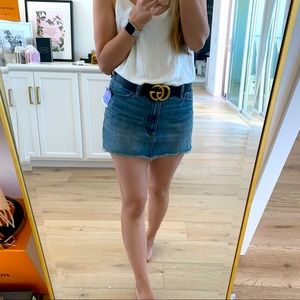 🎈Free people mini denim skirt